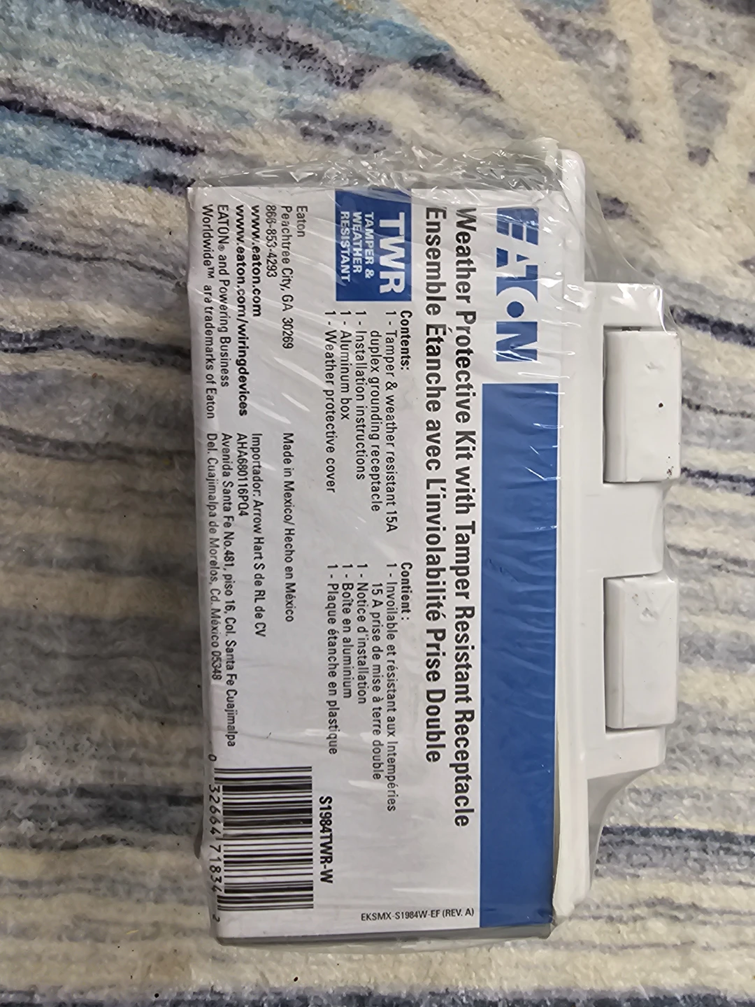 Eaton Weather Protective Kit with Tamper Resistant Receptacle