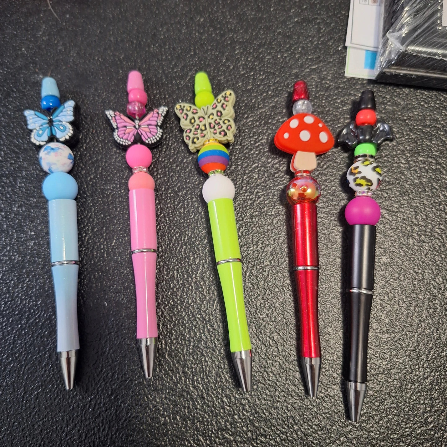 Assorted Decorative Pens with Charms