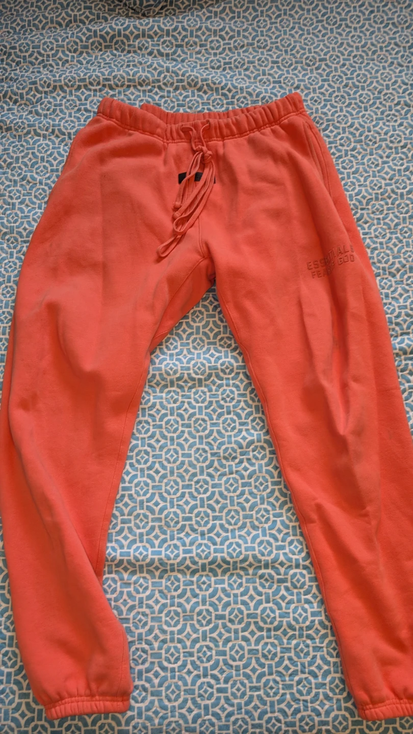 ESSENTIALS Fear of God Sweatpants - Orange - L