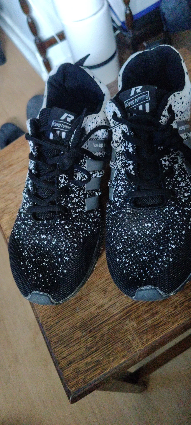 Keep Running Athletic Shoes Black/White - photo 4