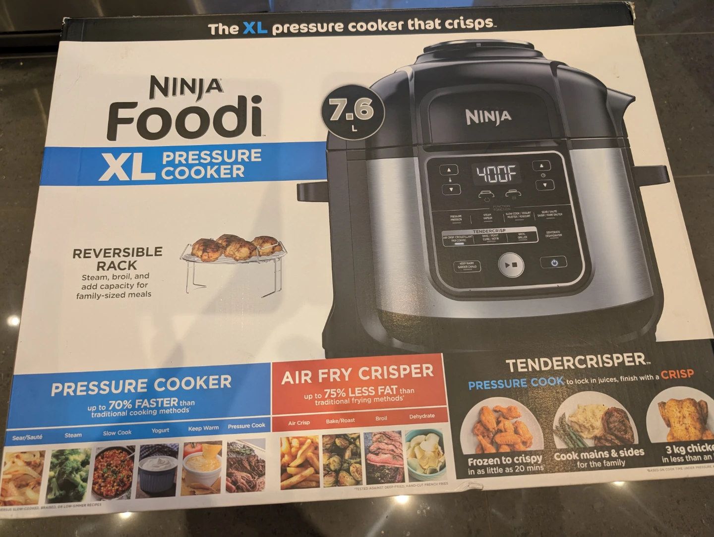 Ninja Foodi XL Pressure Cooker Air Fryer 7.6 L