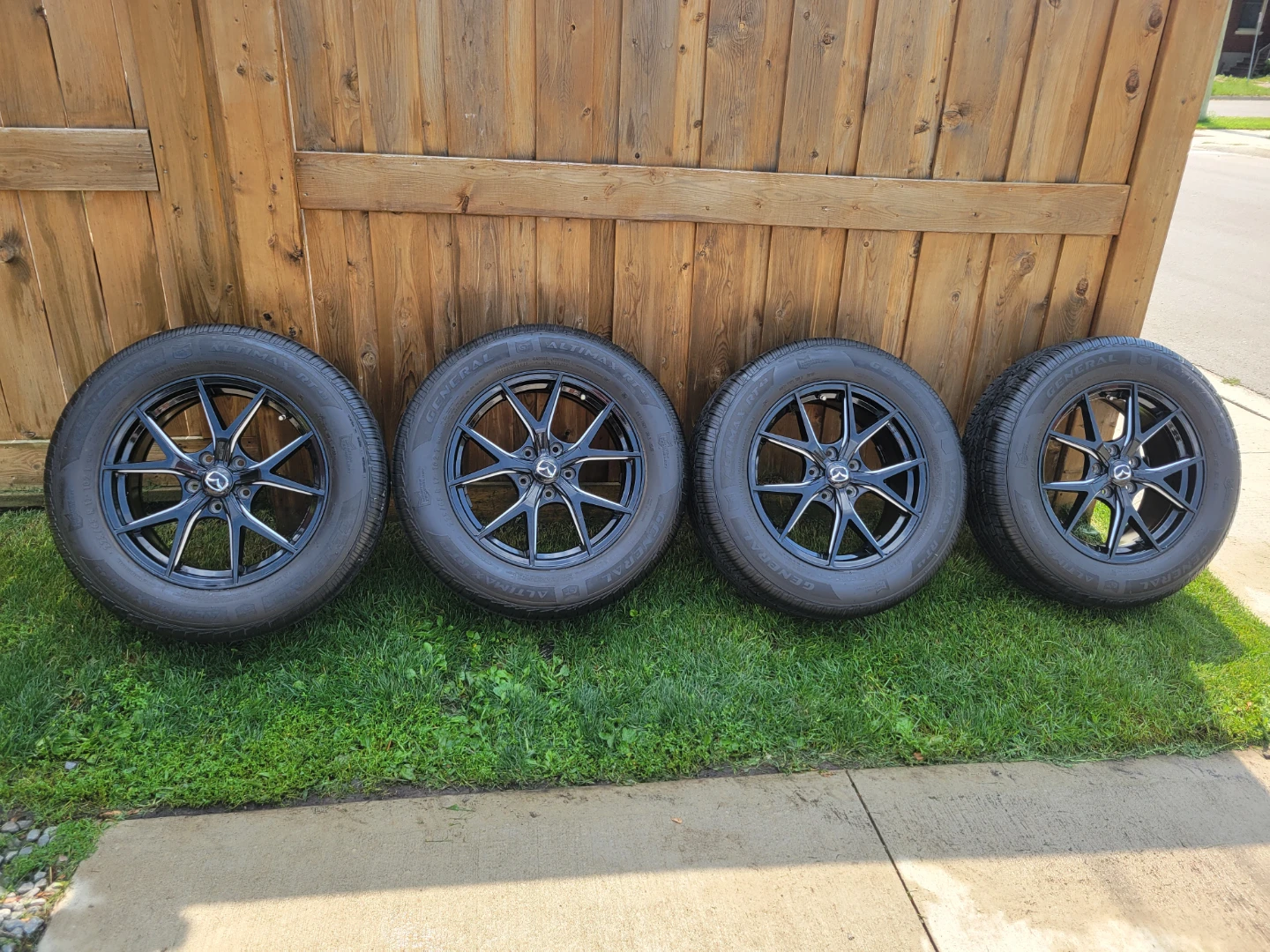 Mazda Rims with General Tire Altimax RT43 Tires