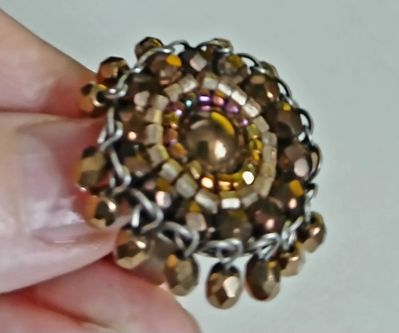Bohemian Style Necklace, Earring, and Ring Set - photo 4