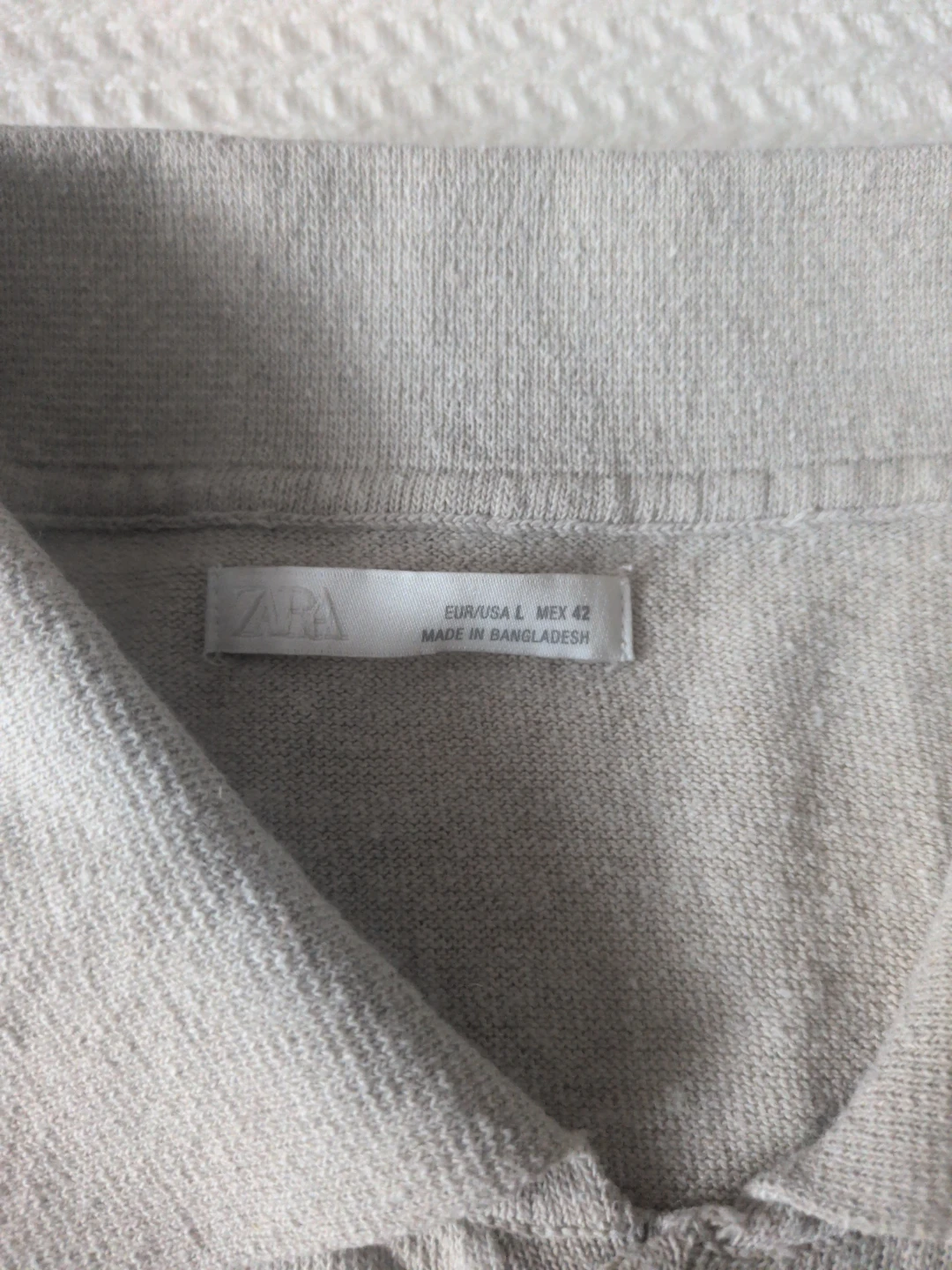 Zara Men's Polo Shirt Size L - photo 2