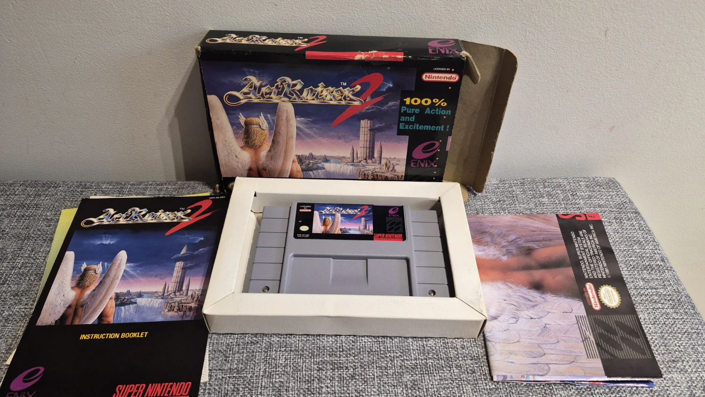 Actraiser 2 Super Nintendo SNES Game