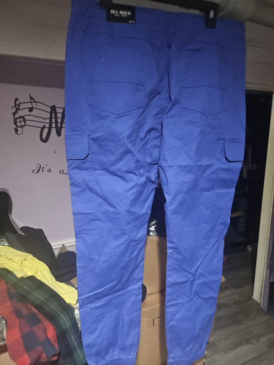Blu Rock Blue Cargo Stretch Pants Size 34 - photo 5