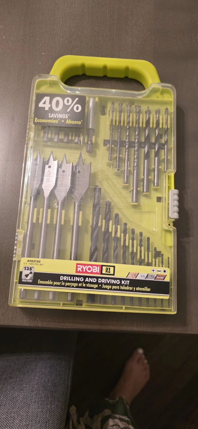 Ryobi 31-Piece Drilling and Driving Kit - photo 3