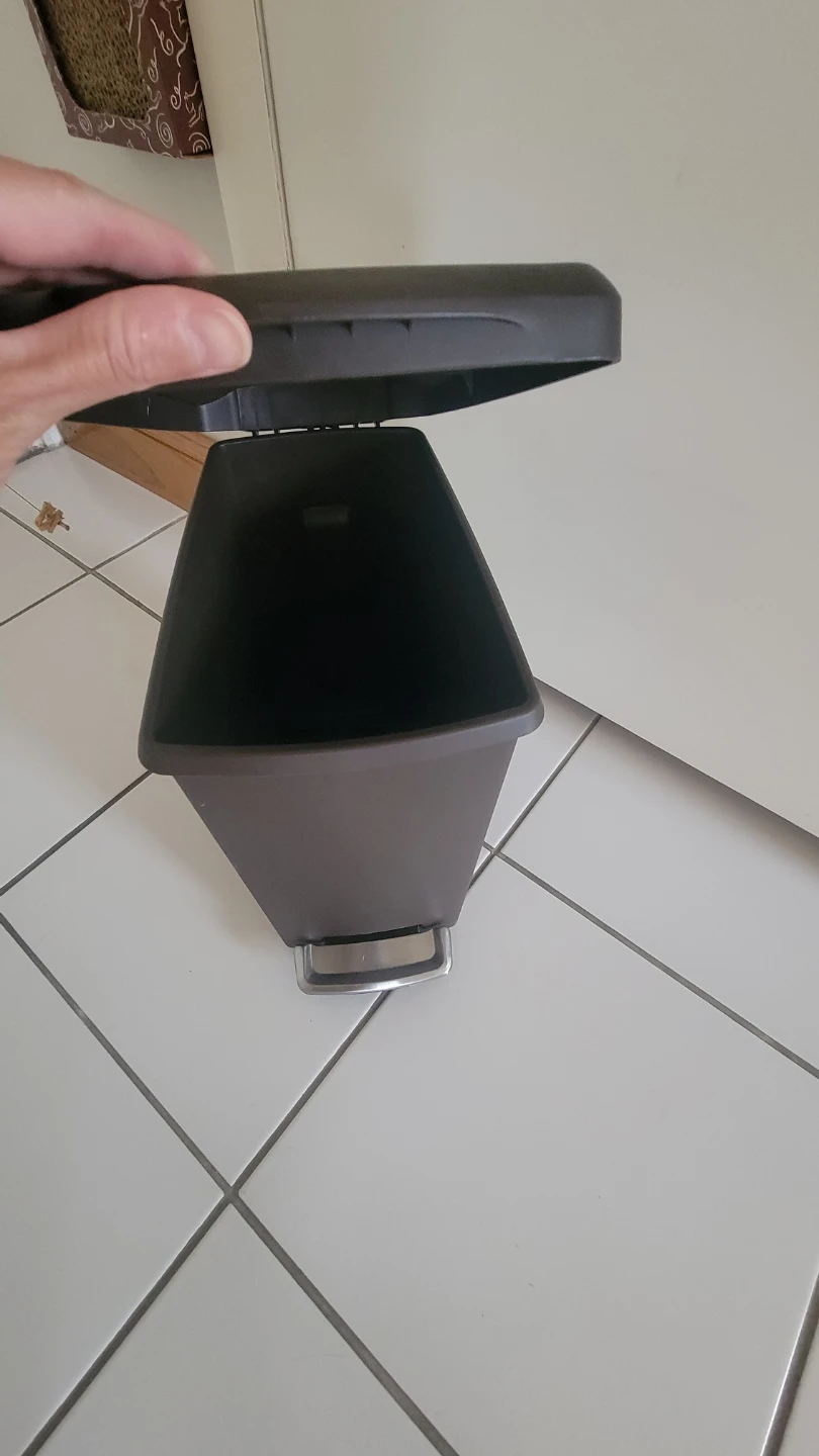 Brown Pedal Trash Can