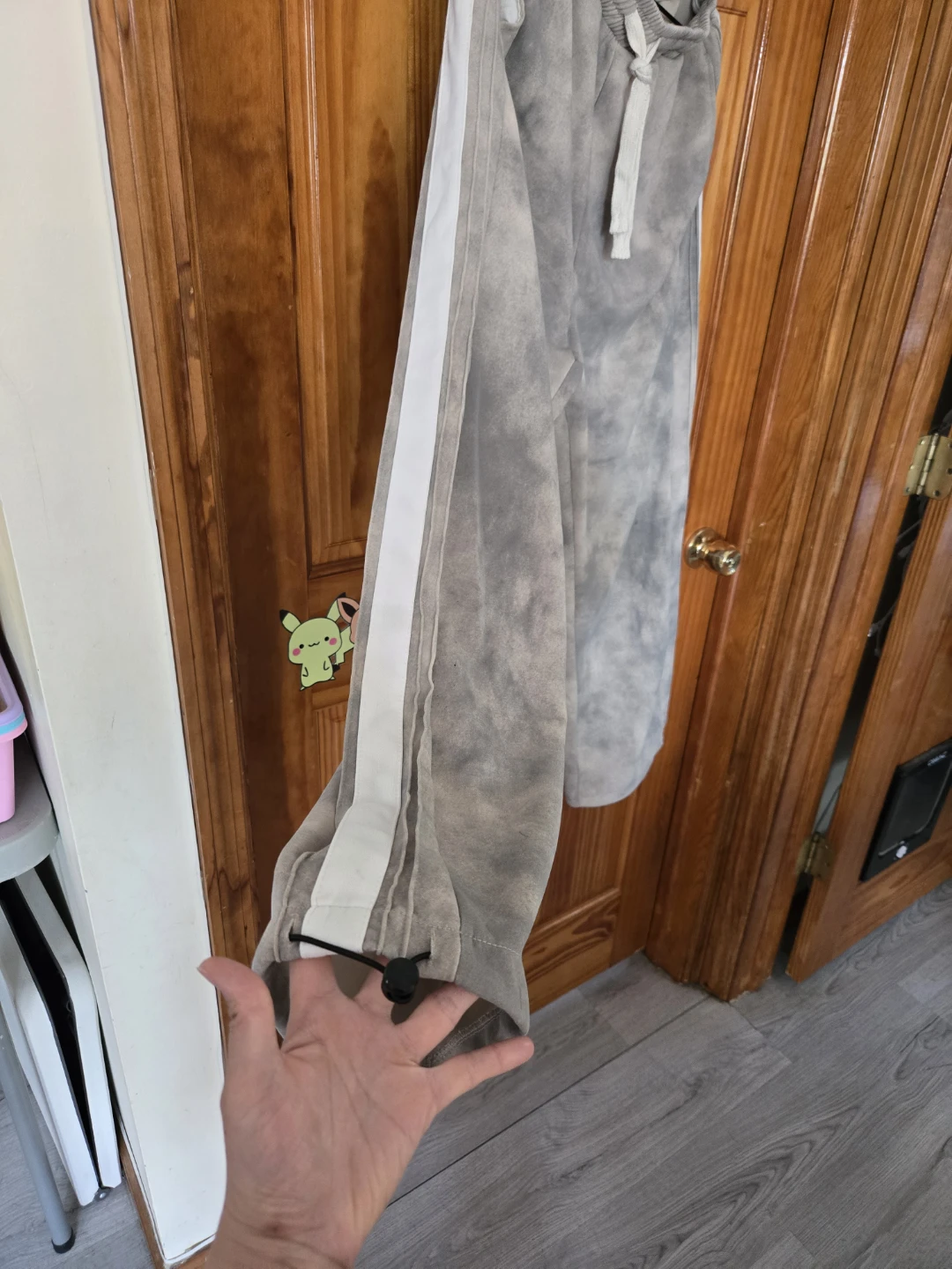 Y2K Streetwear Acid Wash Joggers w/ Adjustable Hem - photo 2