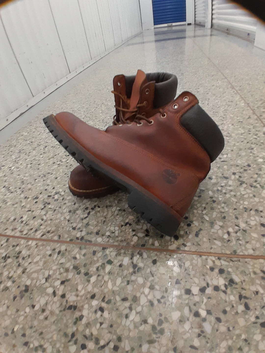 Timberland Brown Leather Boots Men's Size 10