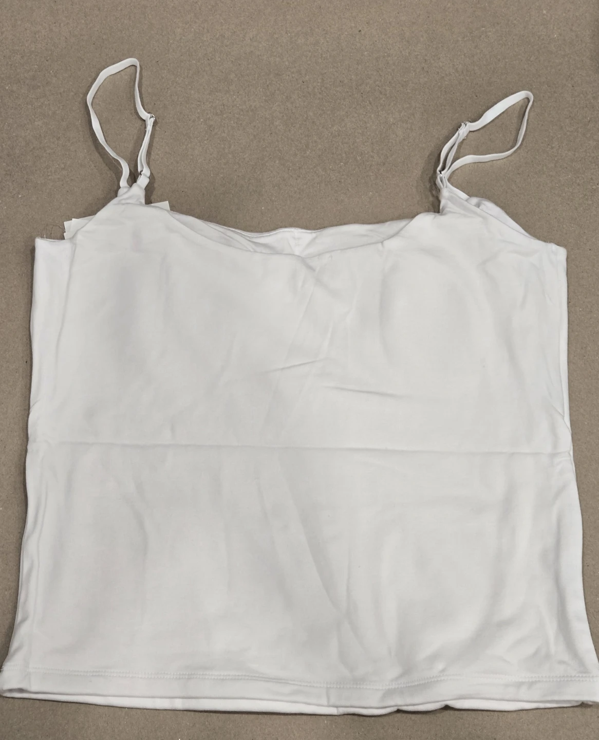 Abercrombie Bra-Free Tank Top - White - X-Large - photo 2