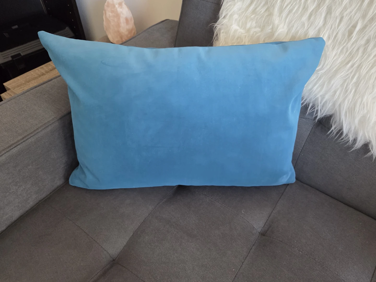 Rodeo Home Blue Velour Pillow - photo 3