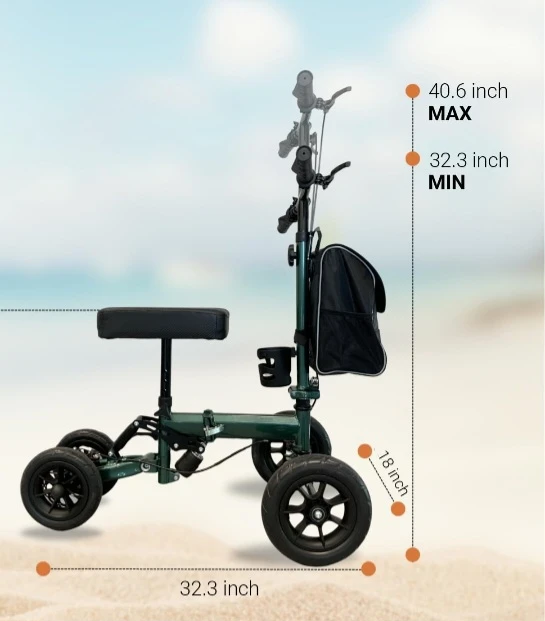 SuperHandy Knee Walker - Height Adjustable - photo 2
