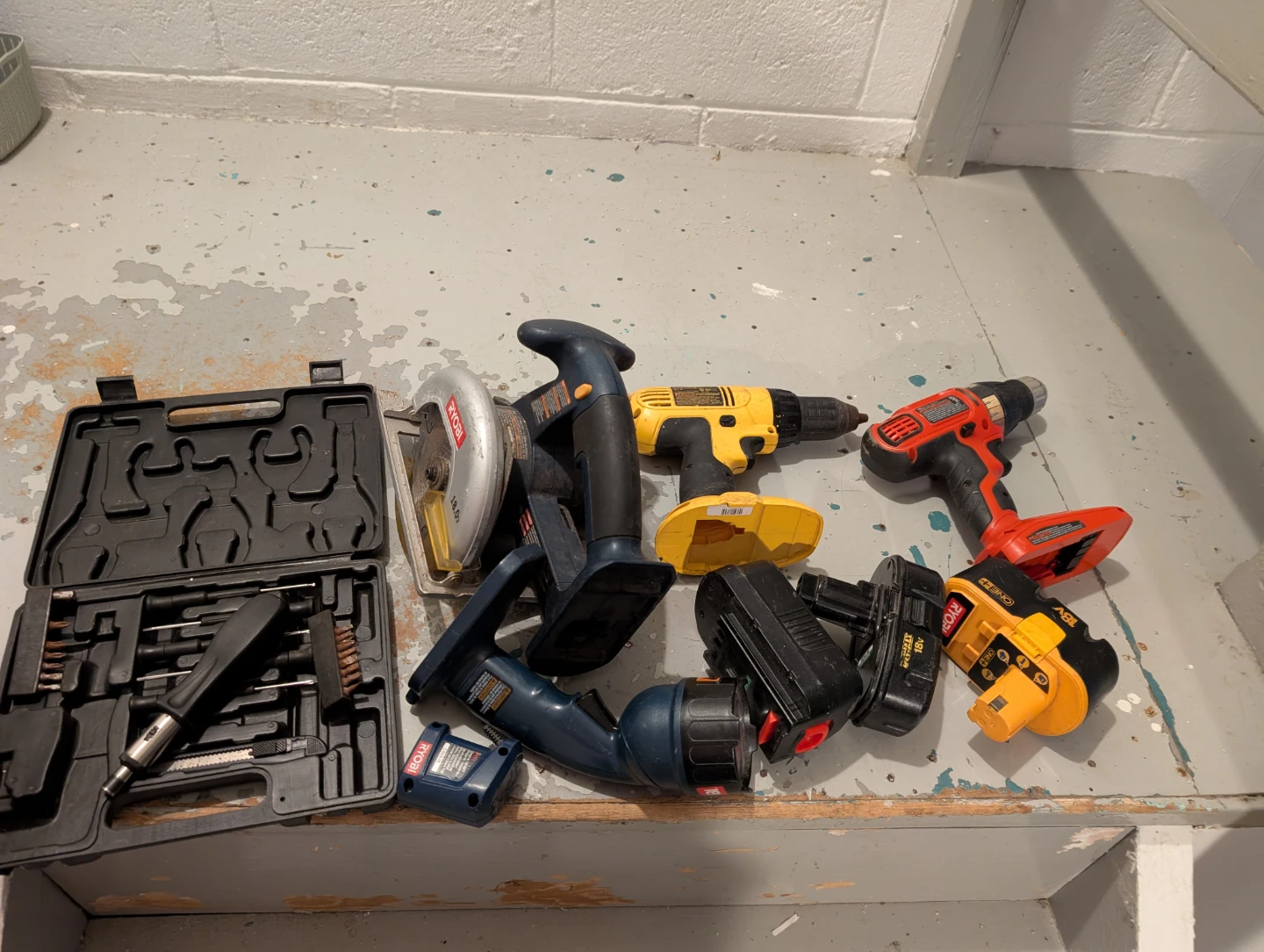 Assorted Power Tools and   bits  No Batteries and Charger Kit - photo 4
