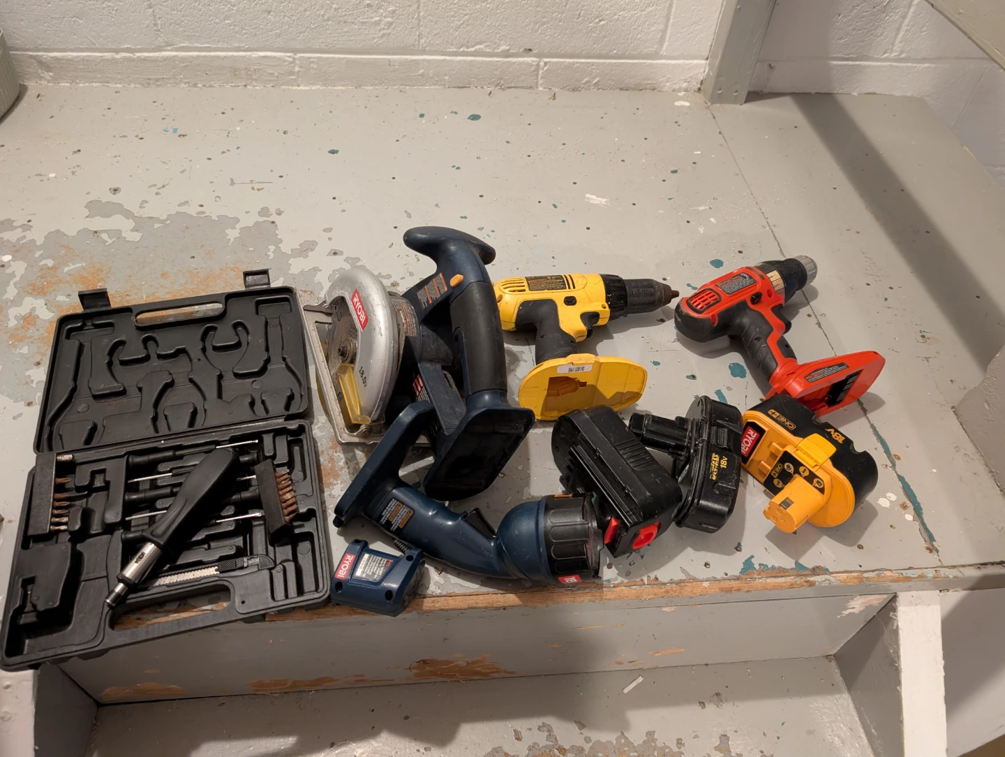 Assorted Power Tools and   bits  No Batteries and Charger Kit - photo 5