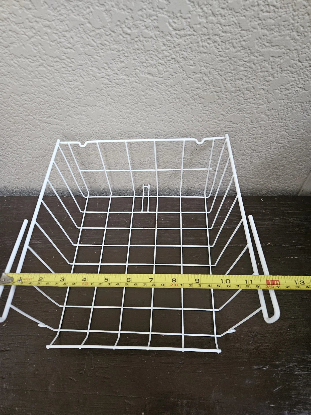 White Wire Storage Basket - photo 3