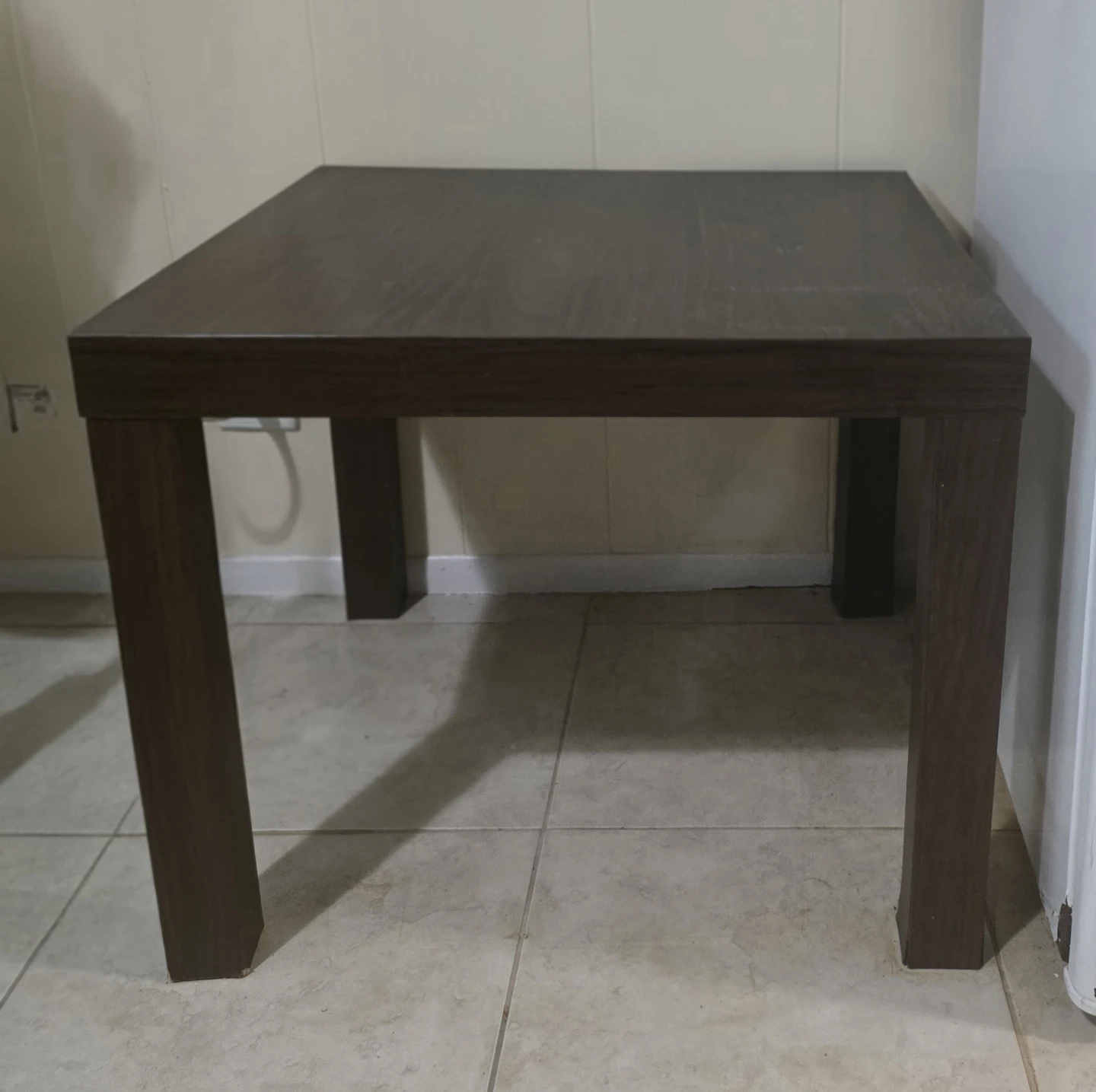 Dark Brown & Black Square Coffee Tables - photo 2
