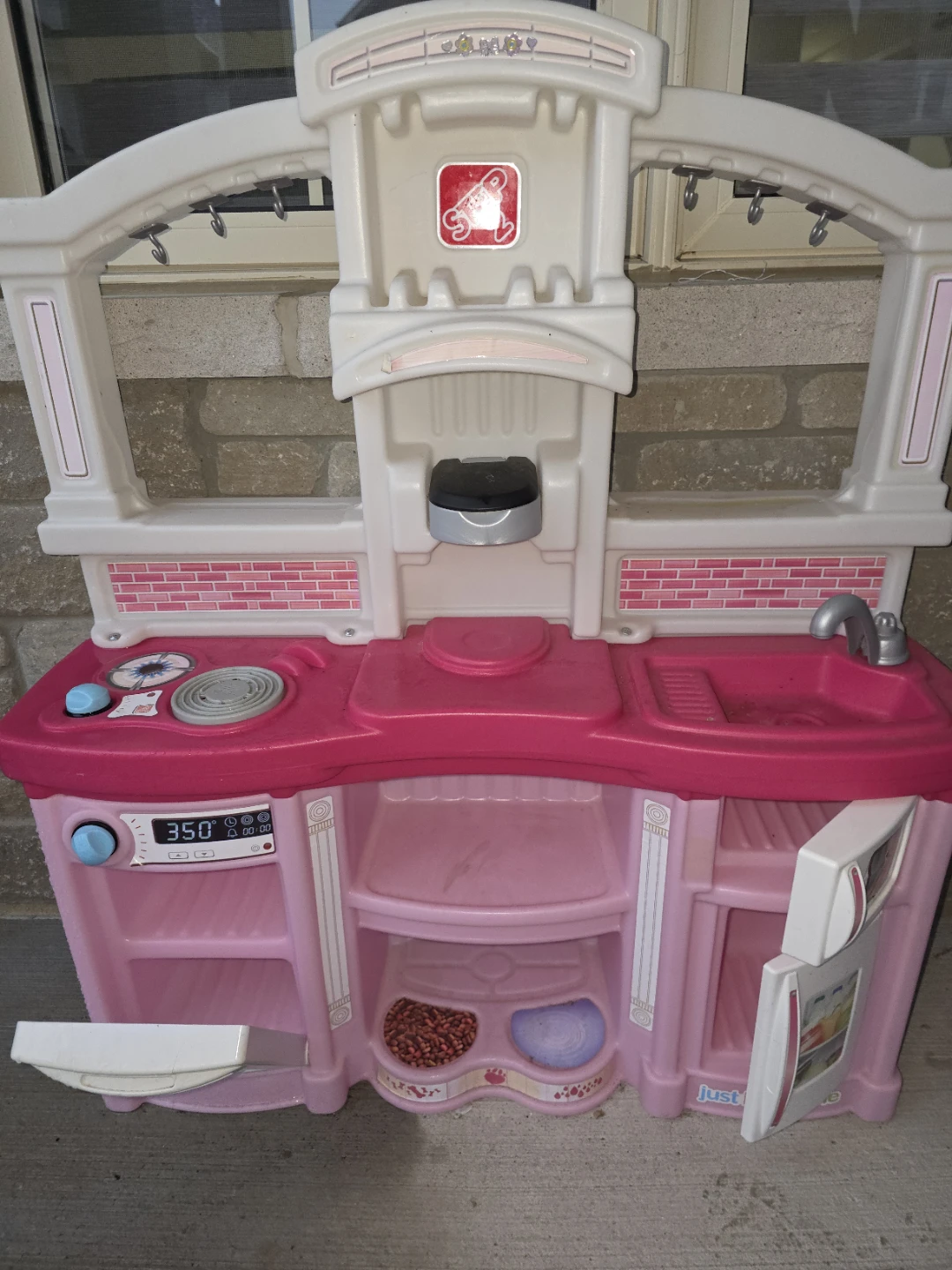 USED - Step2 Just Like Home Play Kitchen - Pink - photo 2