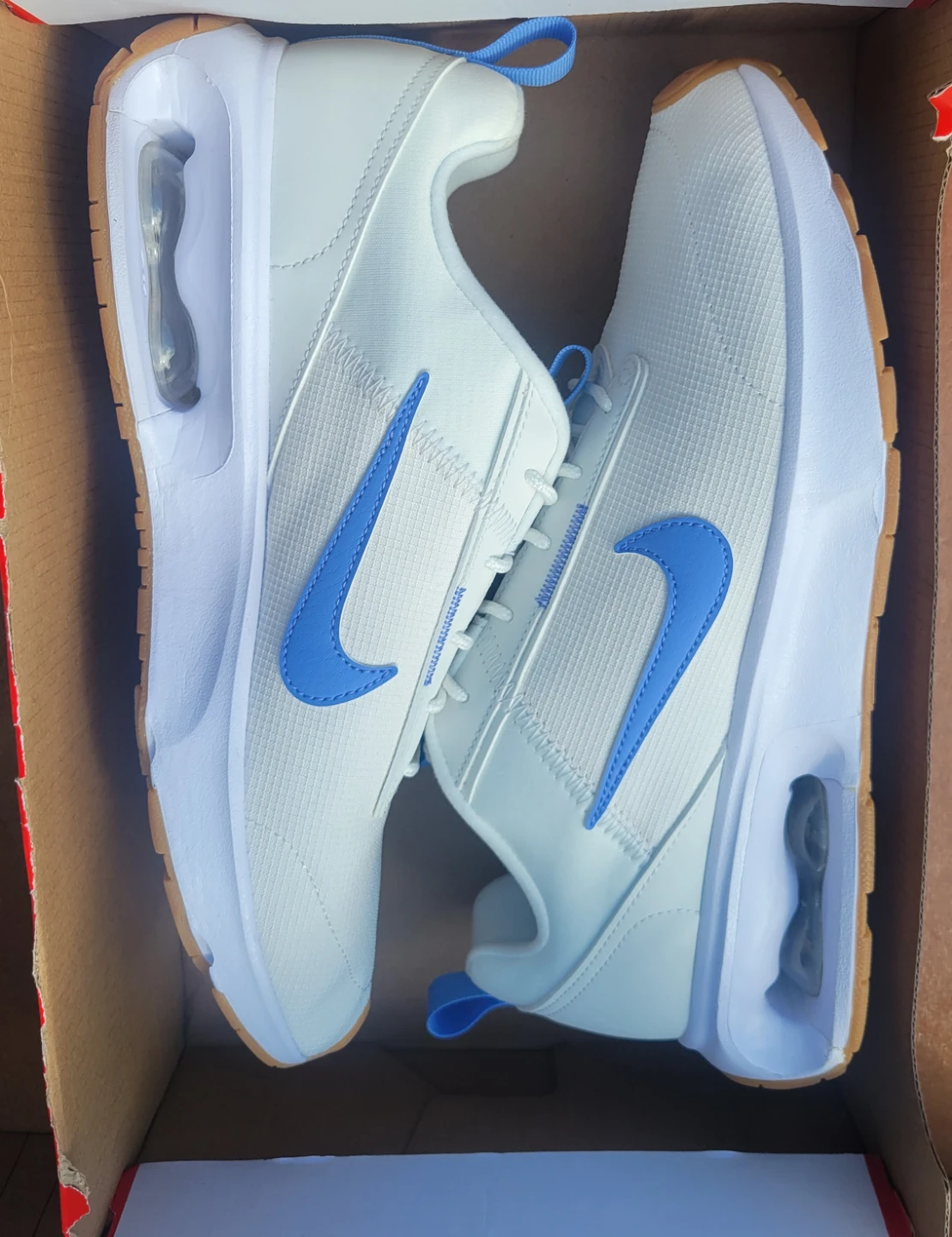Nike Women  Air Max Shoes - White/Blue - Size 11.5 - photo 5