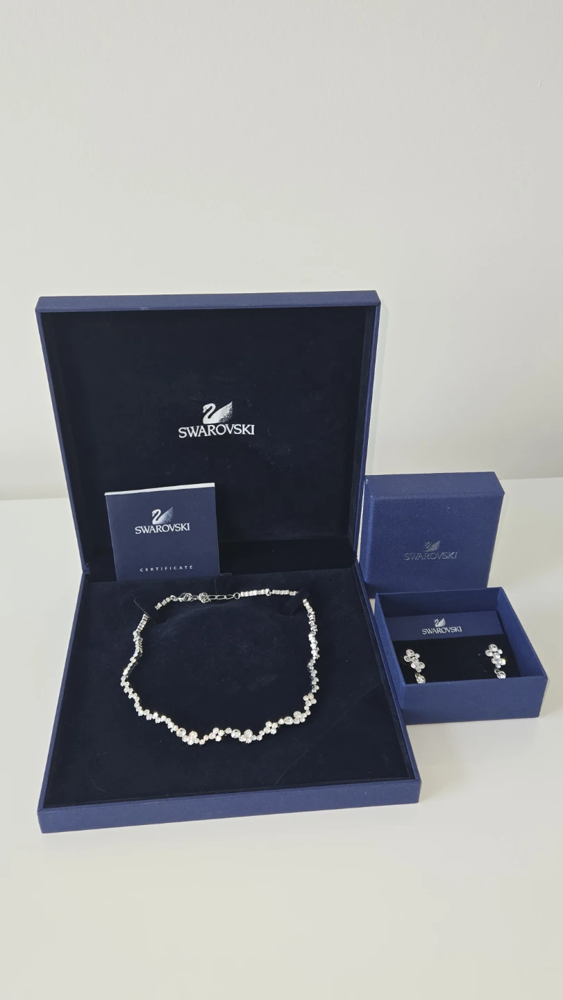 Swarovski Necklace and Earrings Set