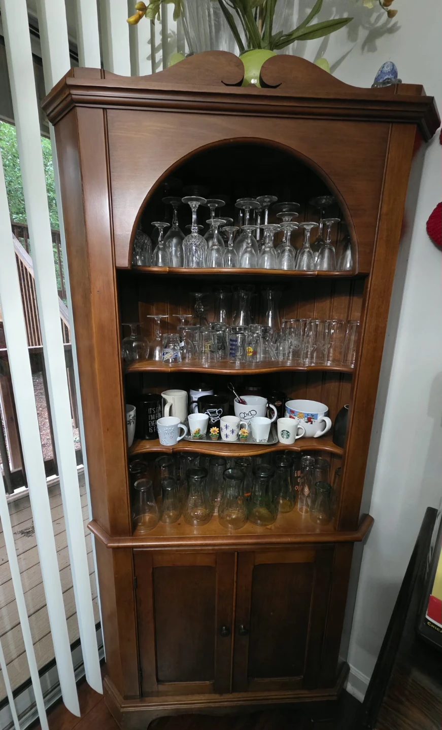 Wooden Corner Cabinet