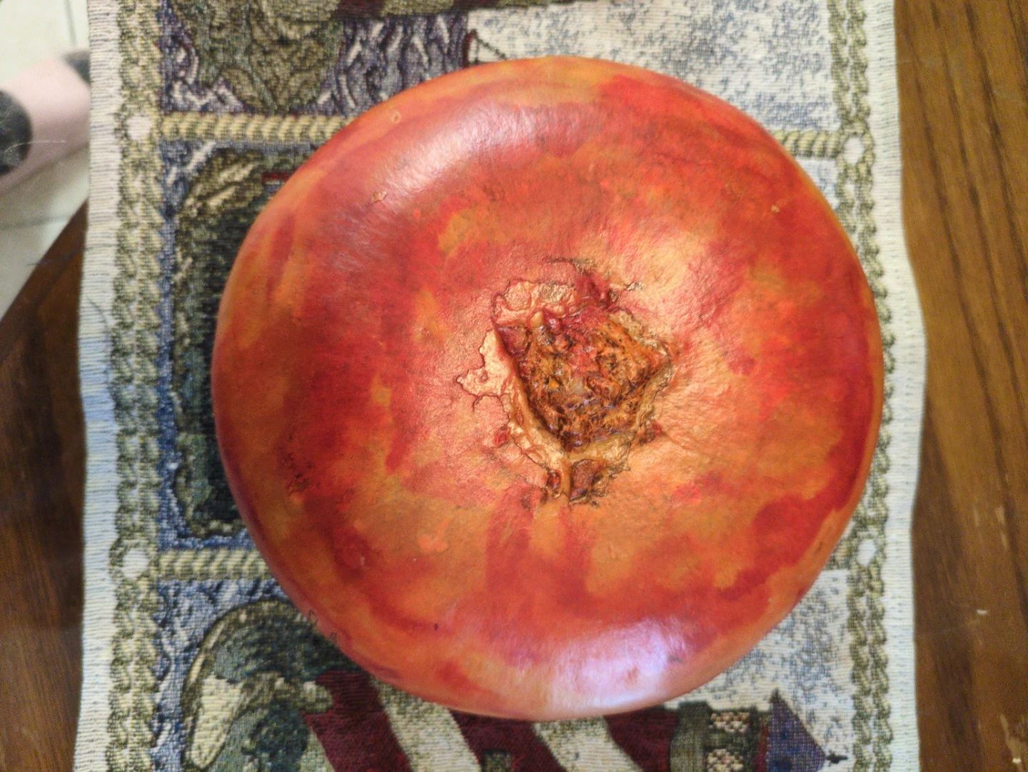 Decorated Gourd Bowl - photo 2