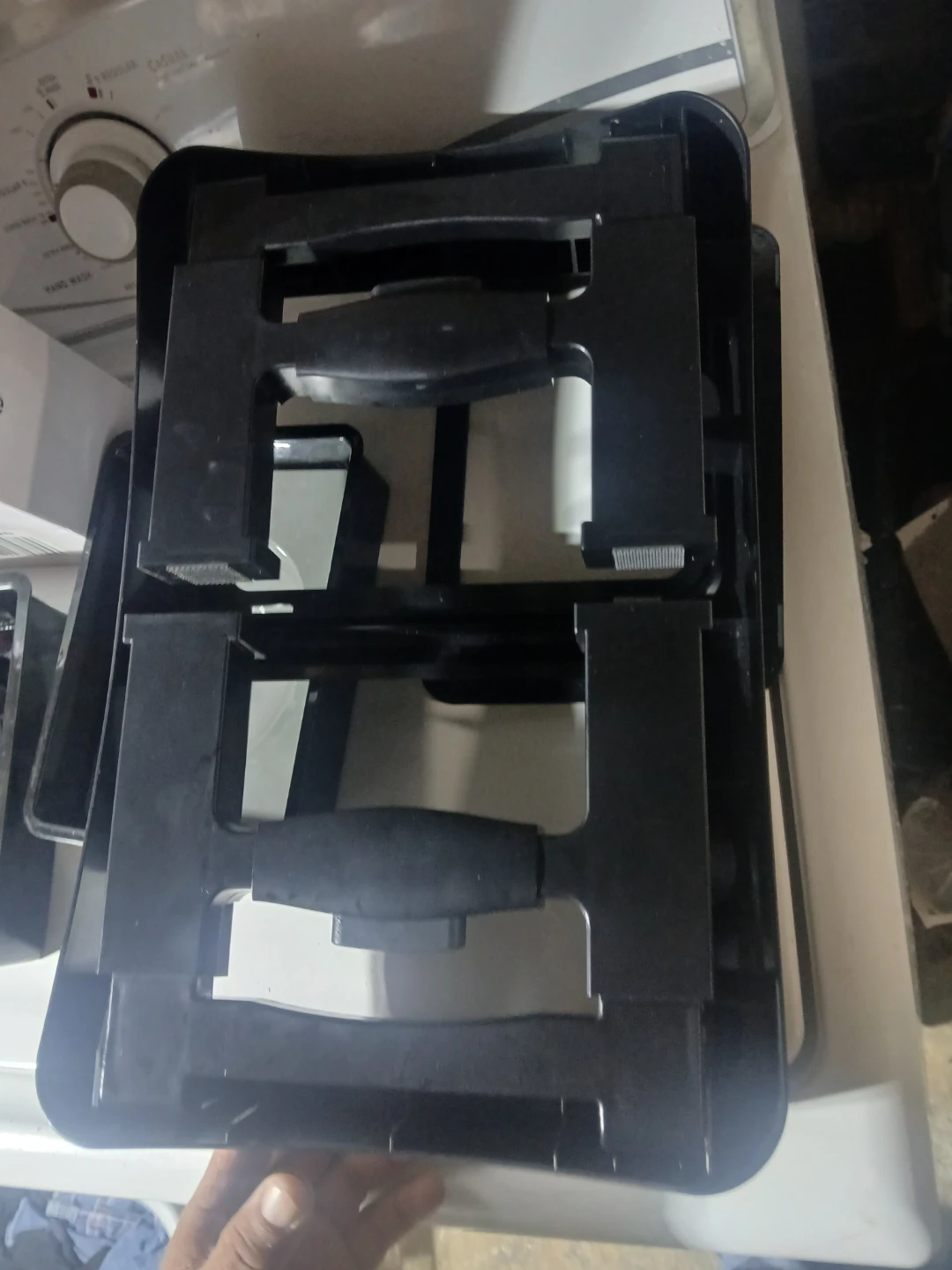 Black Plastic Portable Pet Carrier - photo 4