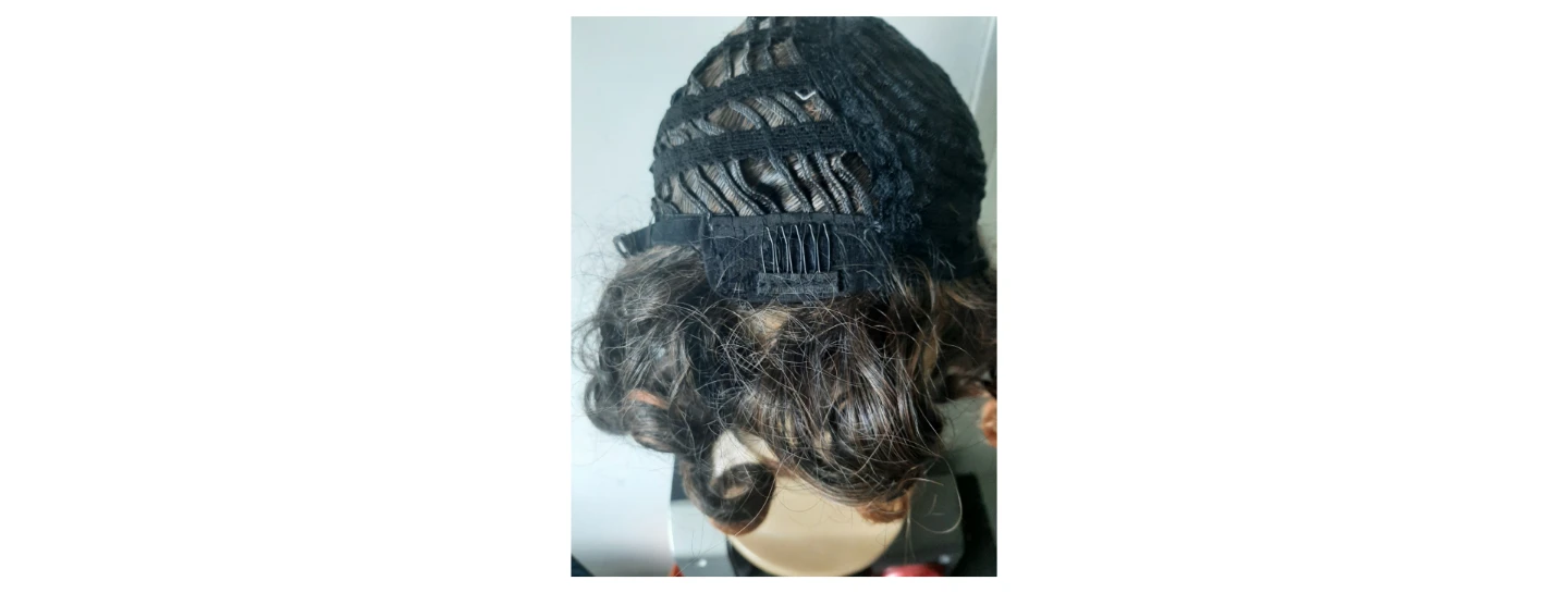 Wig - Curly Brown and Blonde Highlights - photo 3
