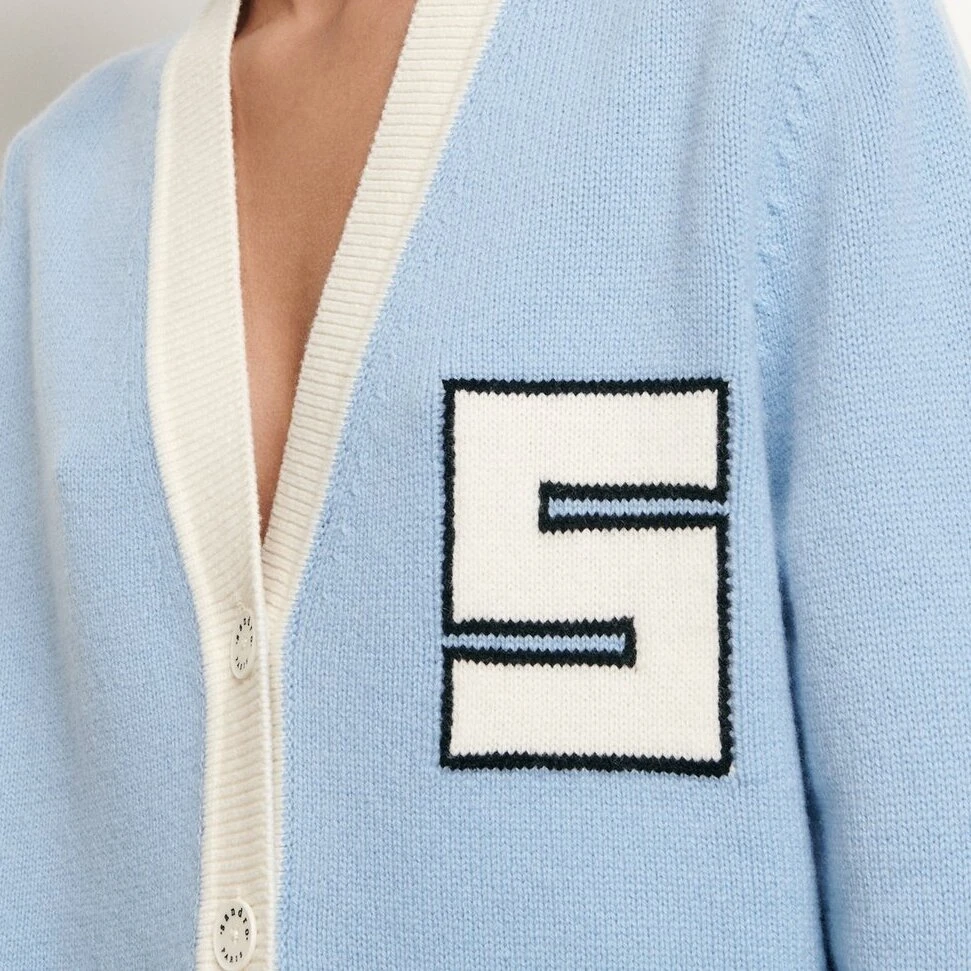 Sandro Amal Varsity Wool Cardigan - photo 3