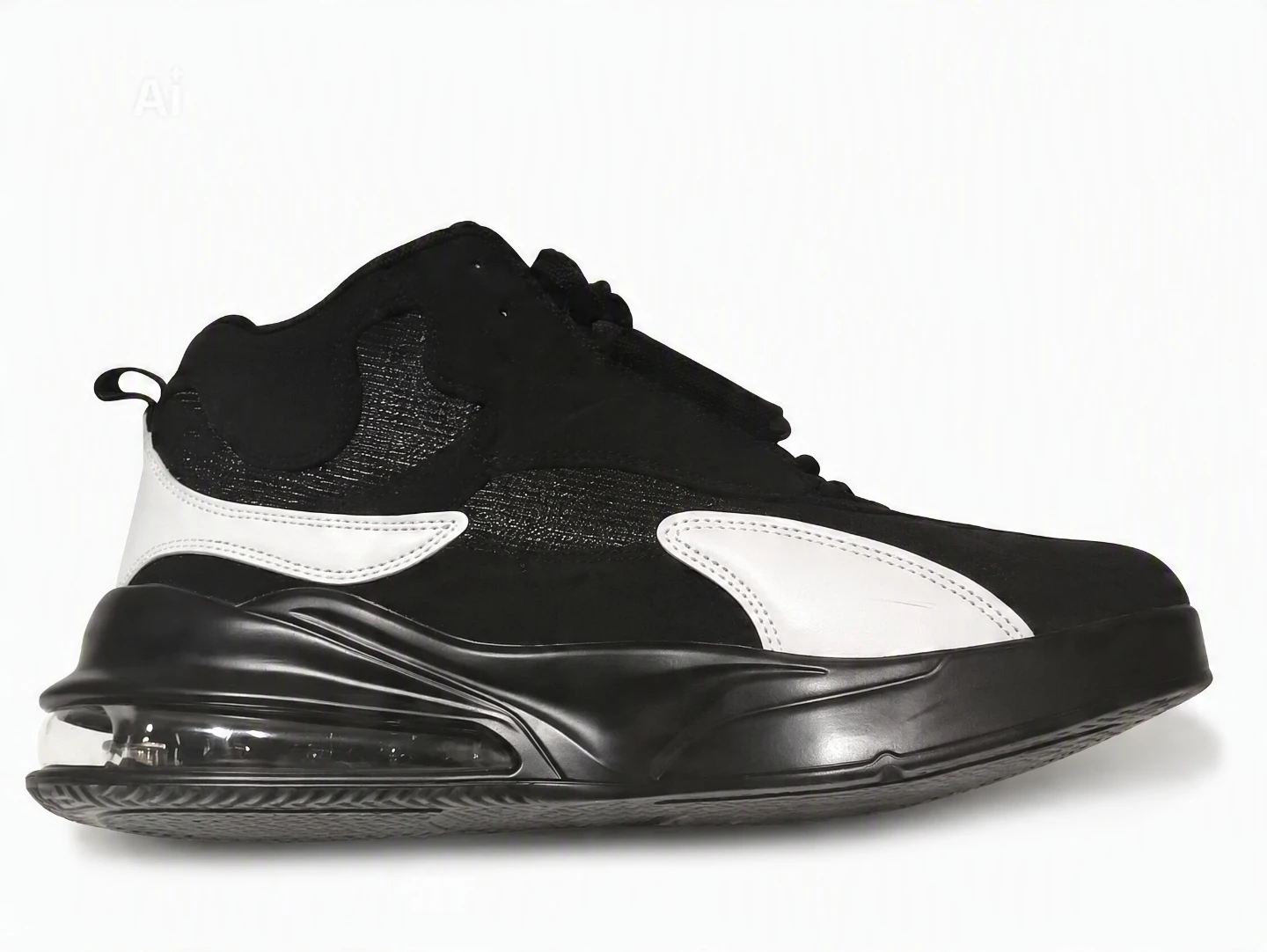 Black & White Fashion "AIR" Sneakers - photo 2