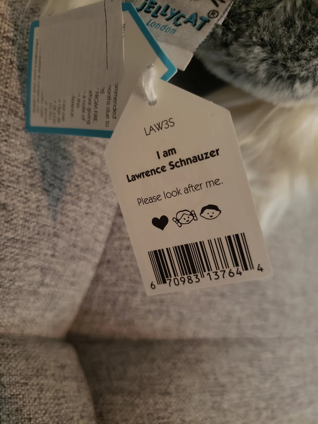 Jellycat Lawrence Schnauzer. New with tags - photo 2