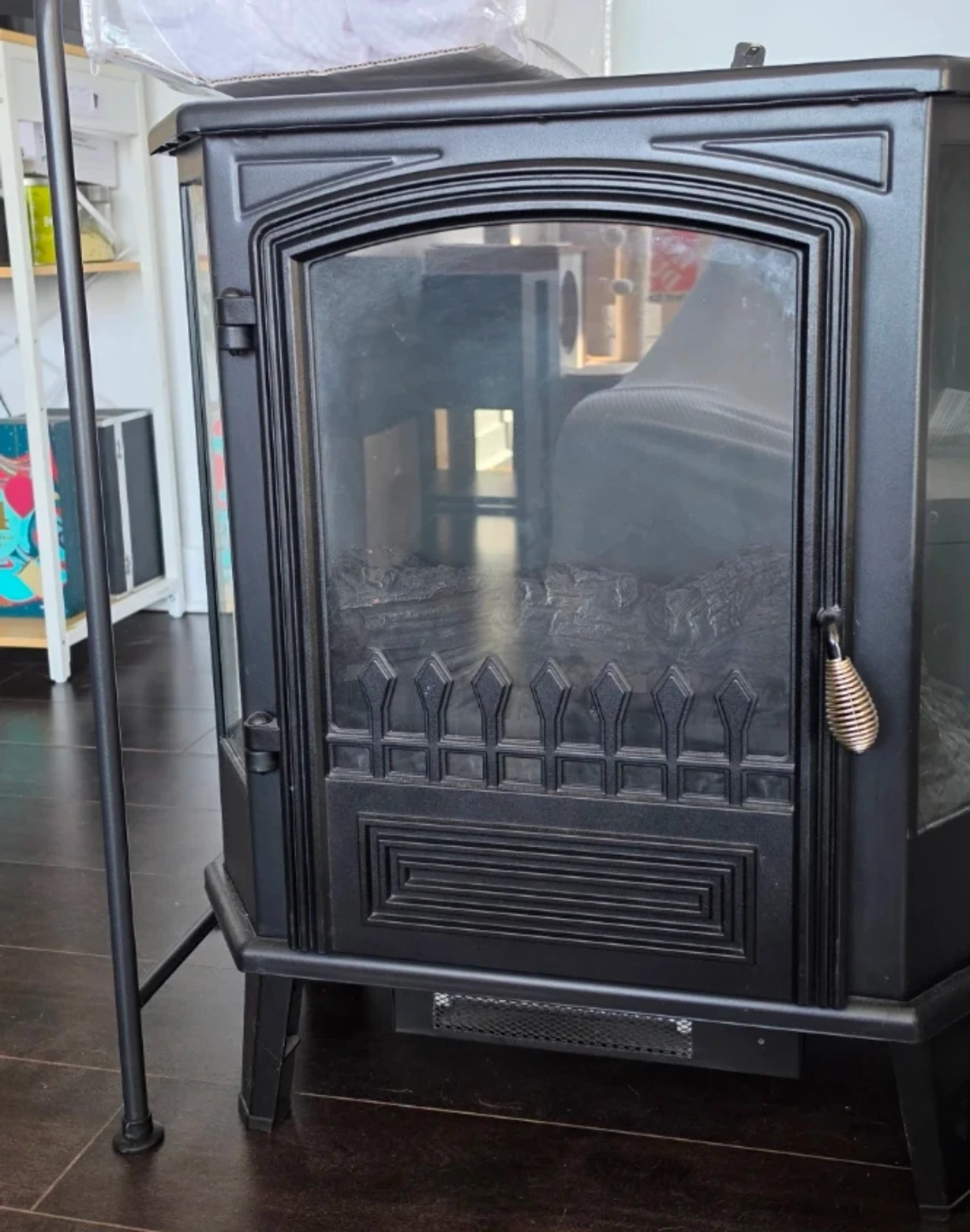 Black Electric Fireplace heater - photo 3