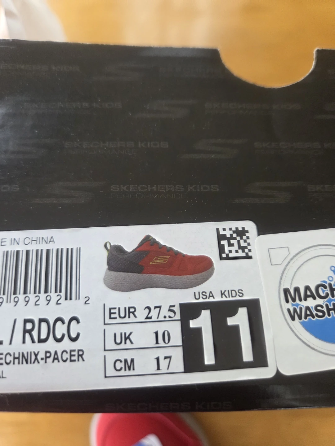 Skechers Kids Red/Grey Running Shoes - Size 11 - photo 3