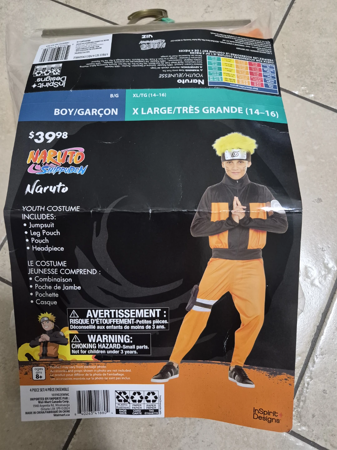 Naruto Shippuden Youth Costume - InSpirit Designs - XL (14-16)