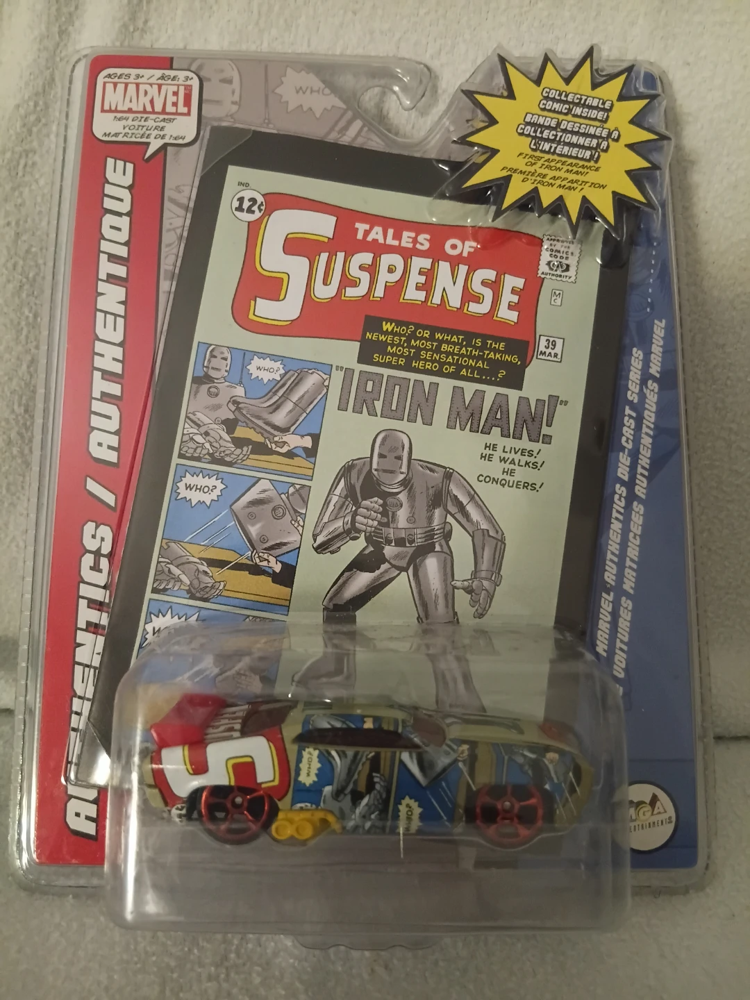 Marvel Authentics Die-Cast Series Car and Collectible Comic - photo 2