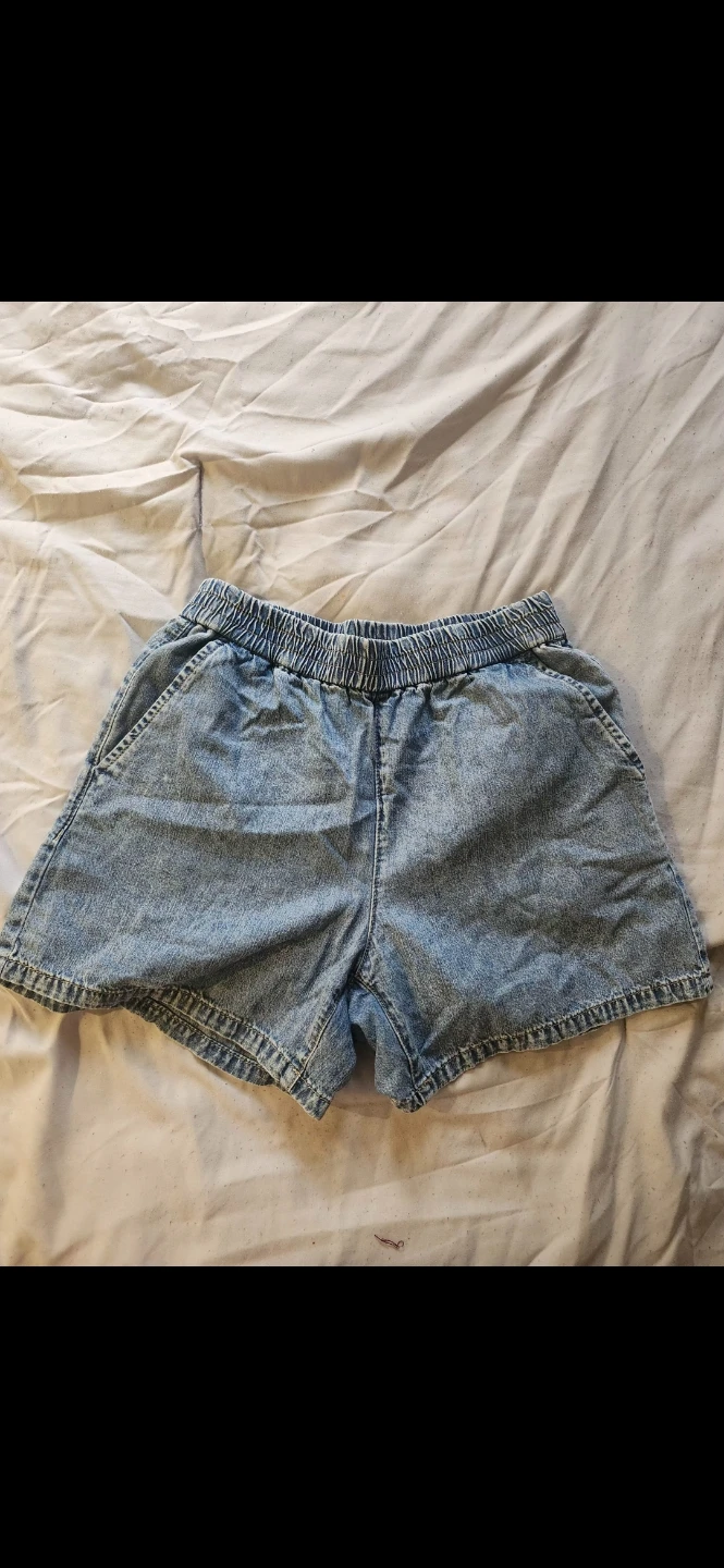 ONLY Light Wash Denim Shorts XS