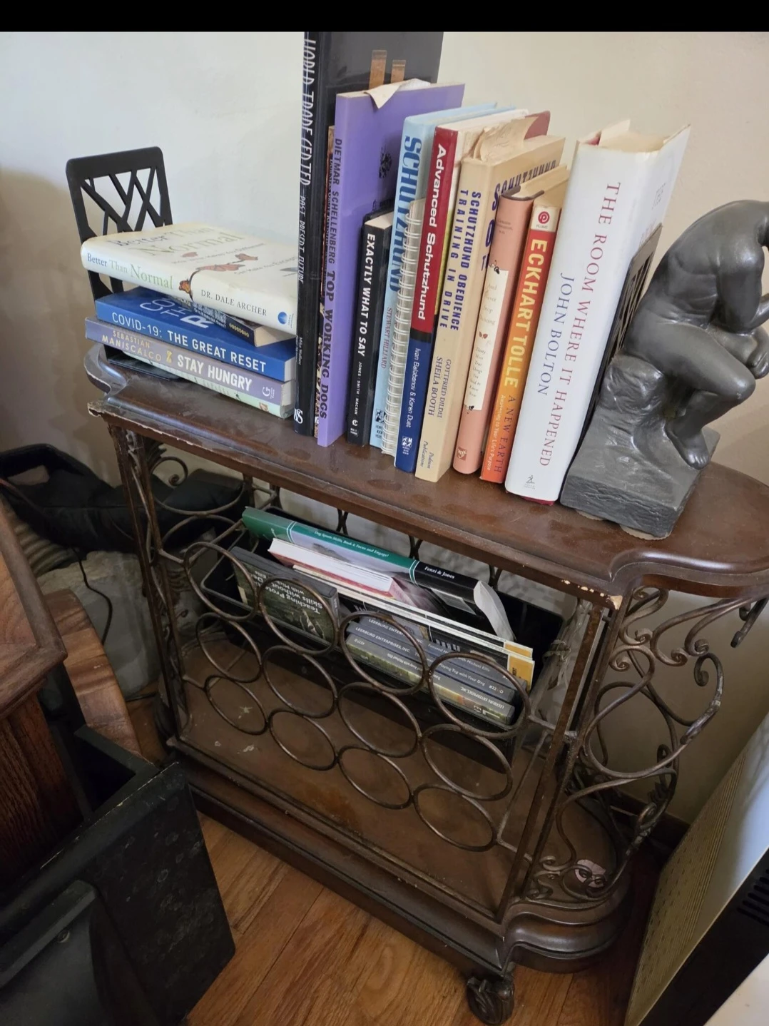 Metal Wood Wine Rack - photo 3