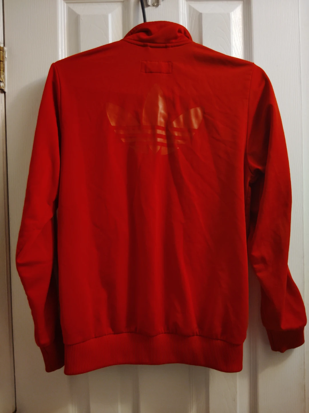 Vintage Adidas Originals Red Track Jacket - Trefoil Logo - photo 2