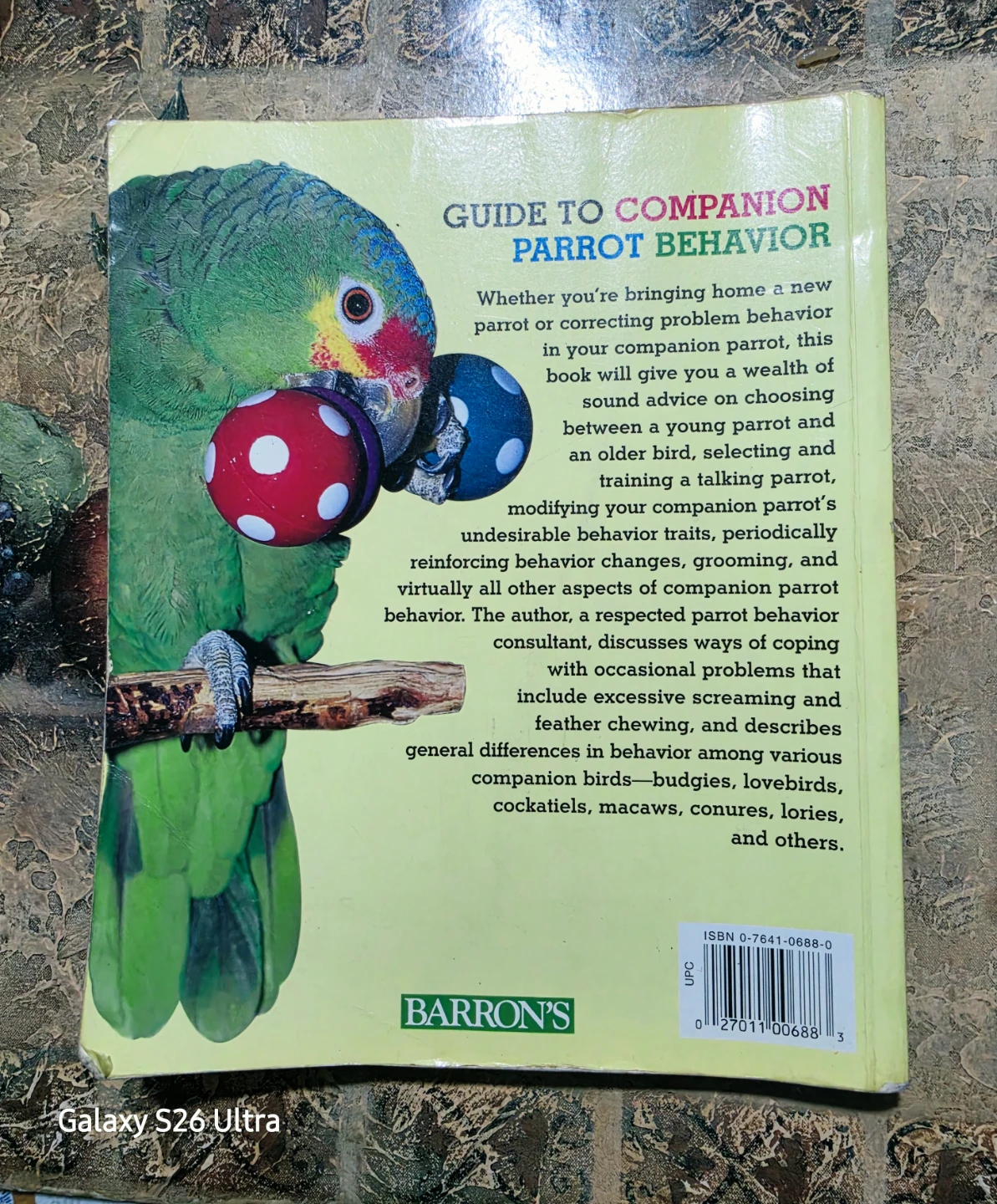 Barron's Guide to Companion Parrot Behavior - photo 2