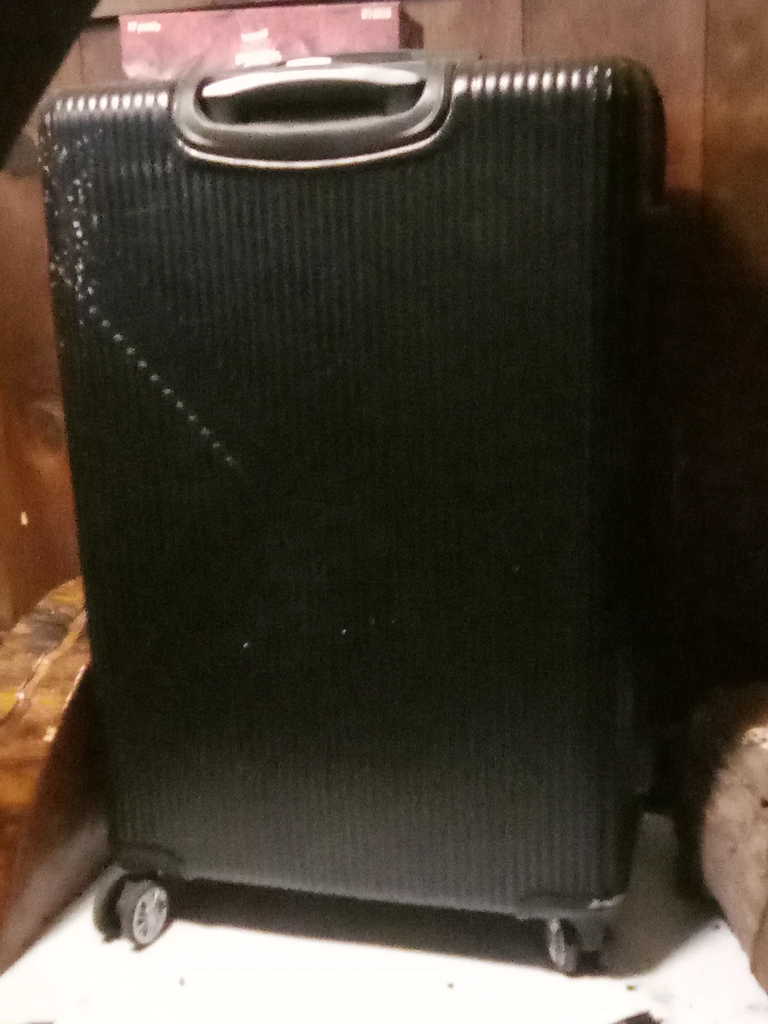 Black Hard-shell Carry-on Suitcase