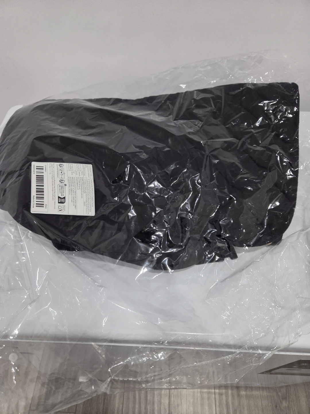 Black Quilted Car Seat Covers Set