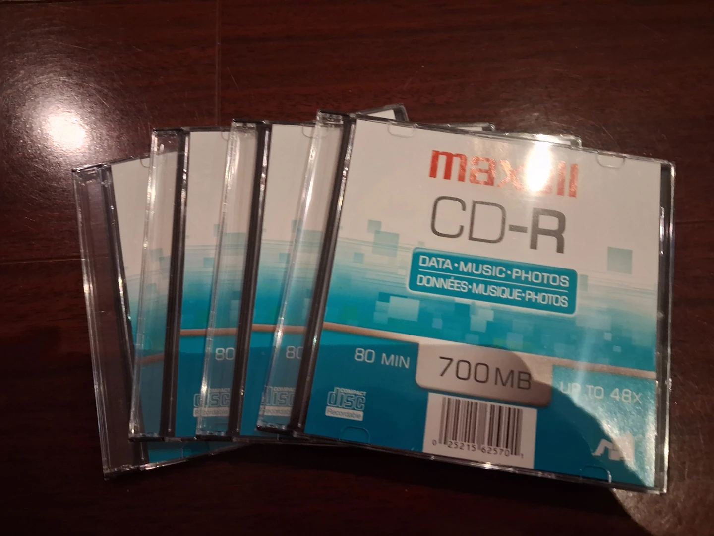 4 Maxell CD-R 700MB 80 Min Recordable Discs - photo 3
