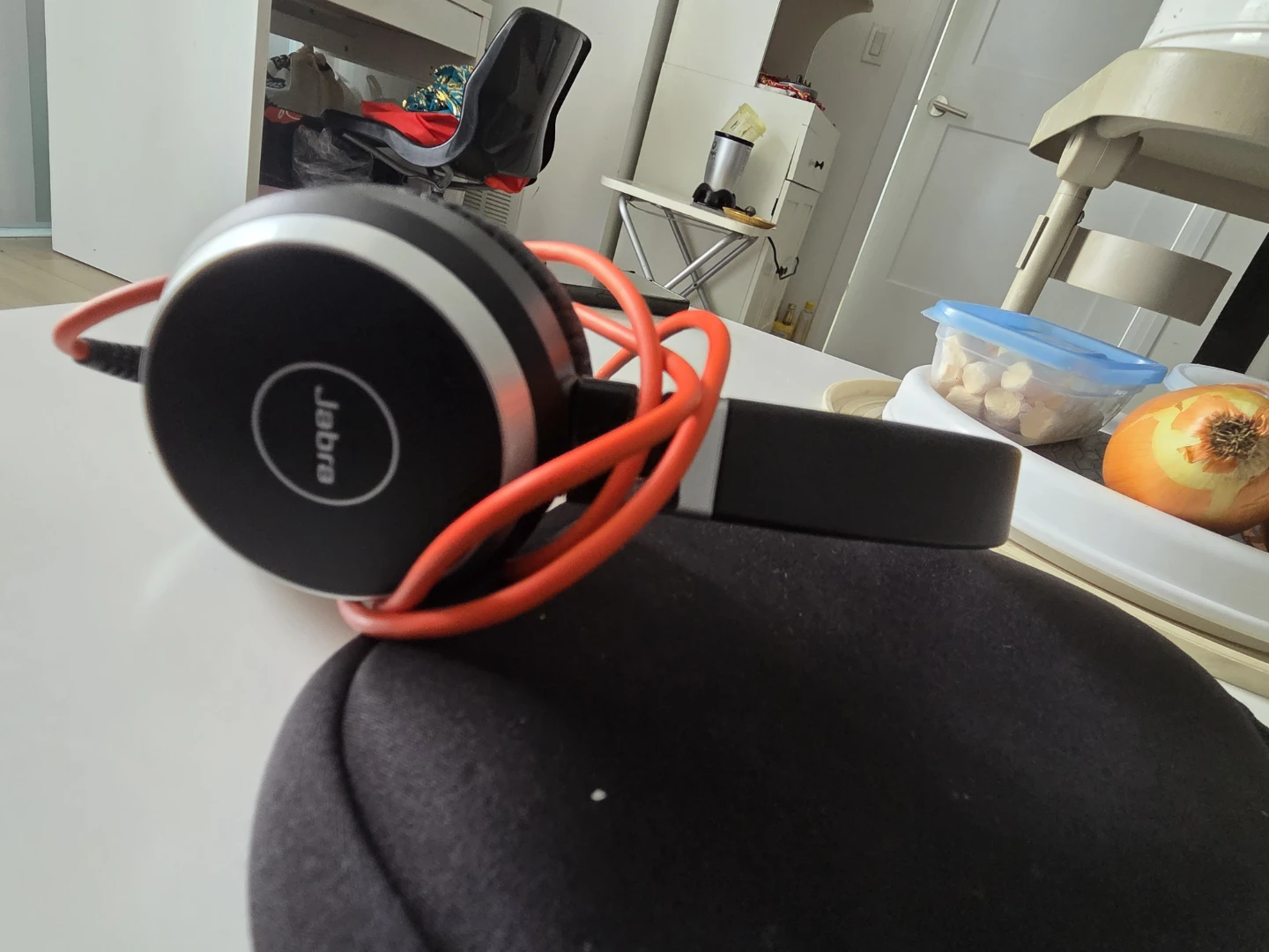 Jabra Black/Orange Headphones with Case - photo 4