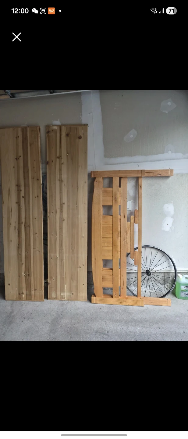 Wooden Bed Frame- queen size - photo 2