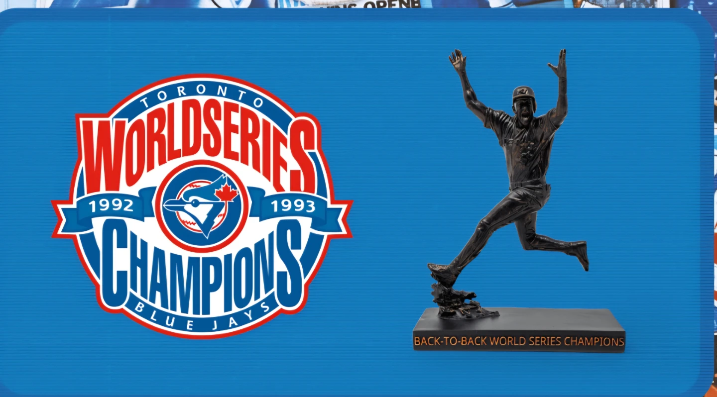 Blue Jays Back-to-Back Replica Statue