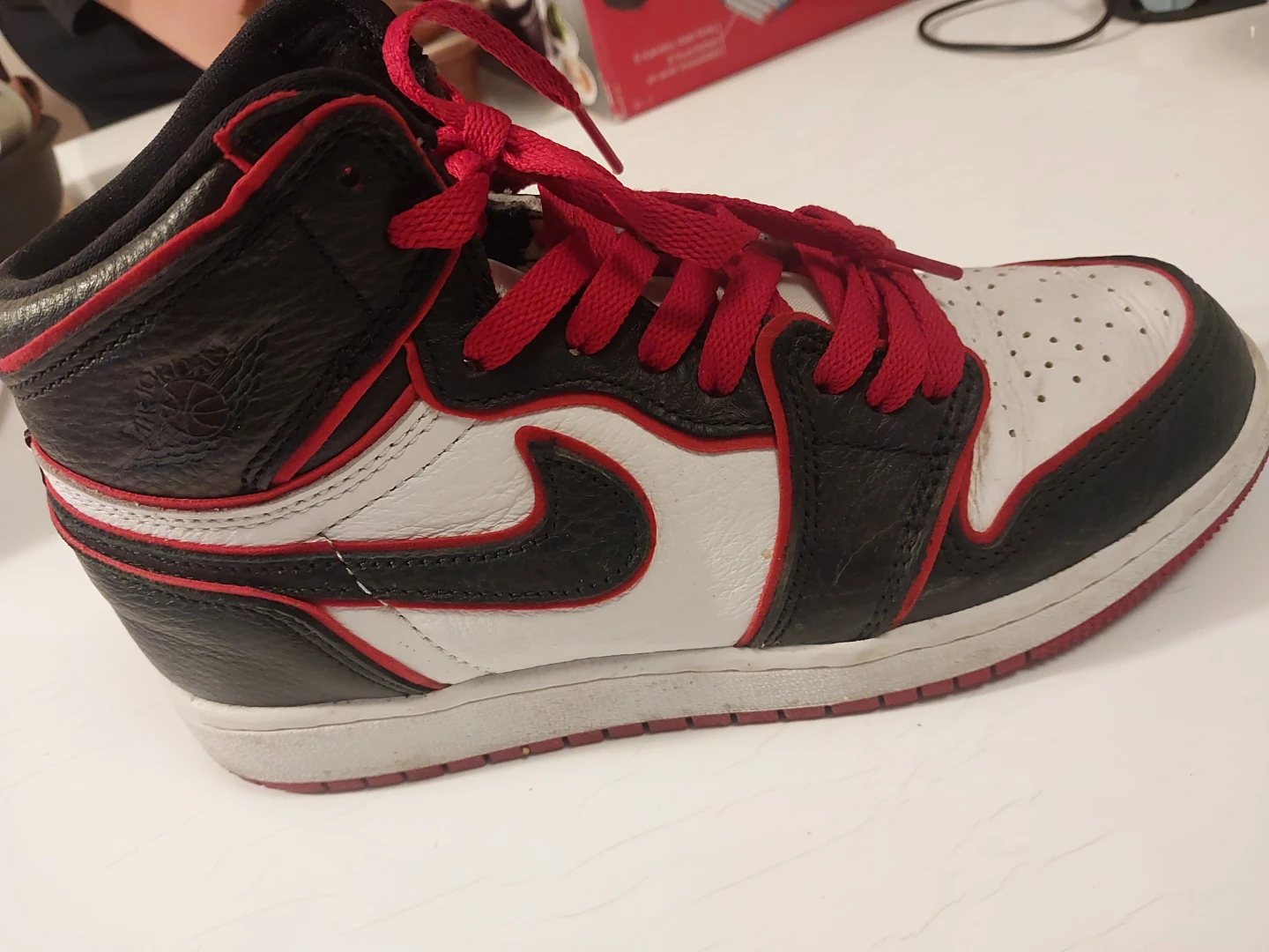 Nike Air Jordan 1 High Top Sneakers - photo 2