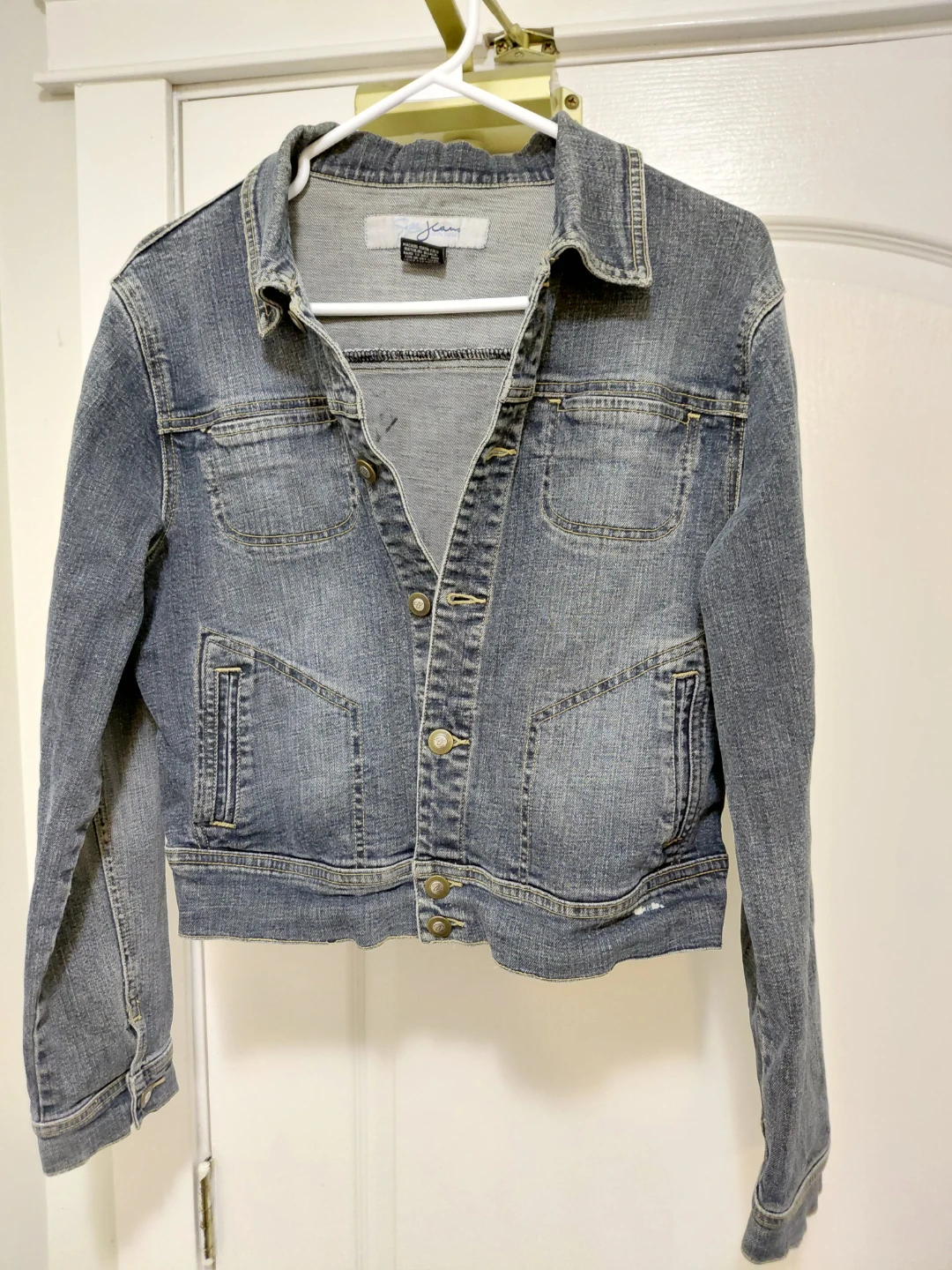 Sean John Jeans Denim Jacket with Hand-Painted Art - Size L/G - photo 2