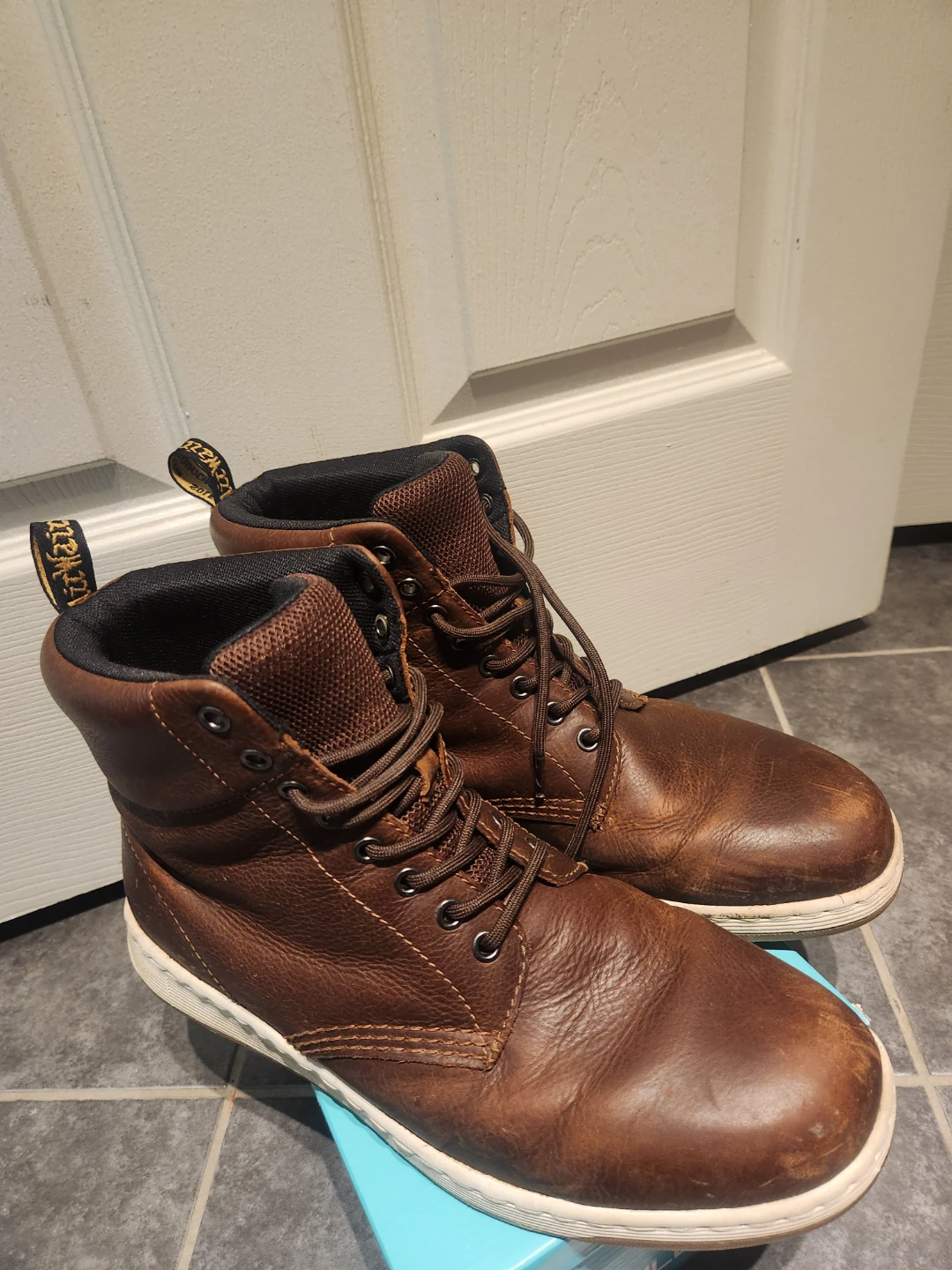 Dr. Martens Brown Leather Lace-Up Boots - photo 3