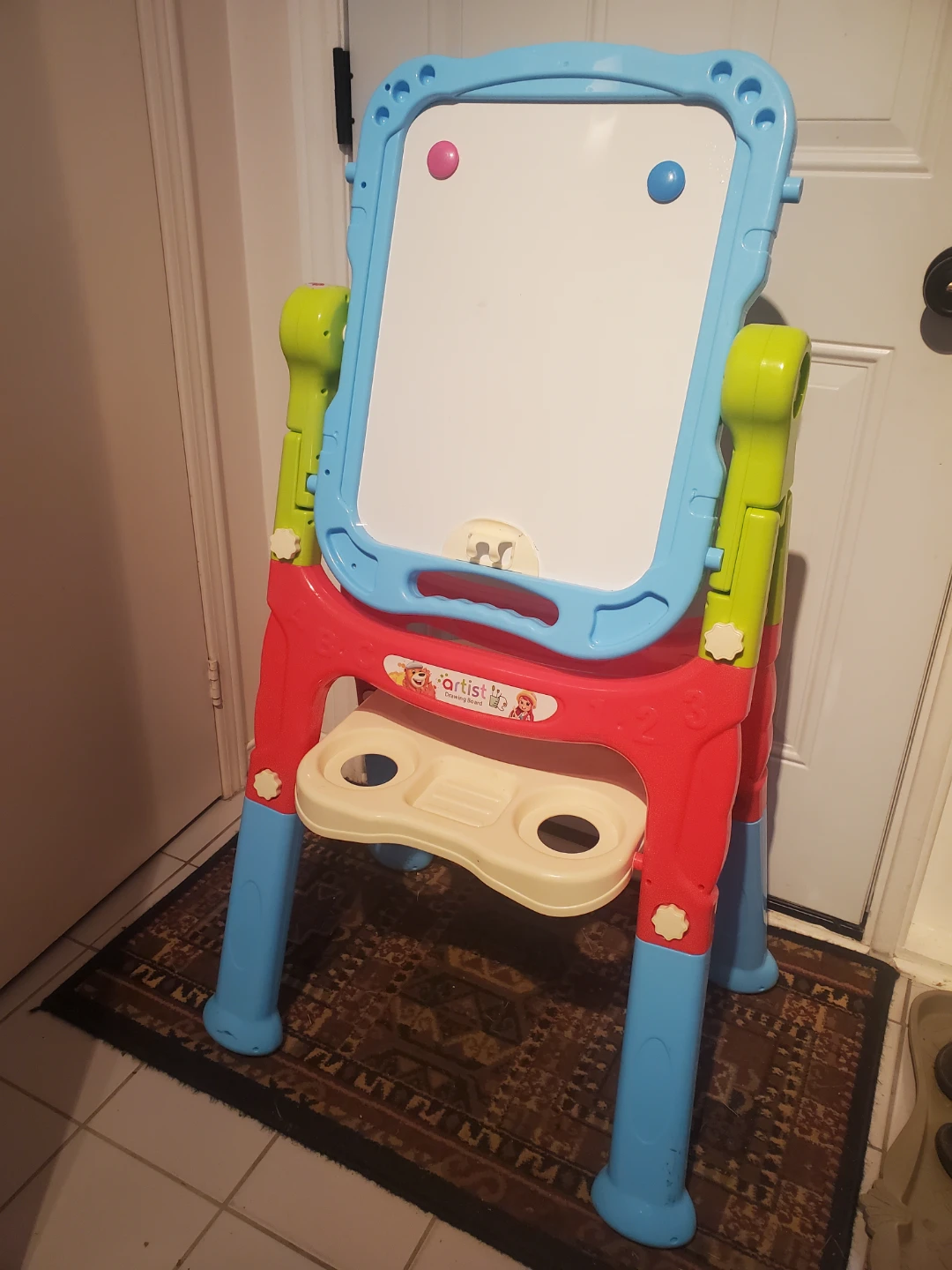 Kids Art Easel Double-Sided Drawing Board - photo 3