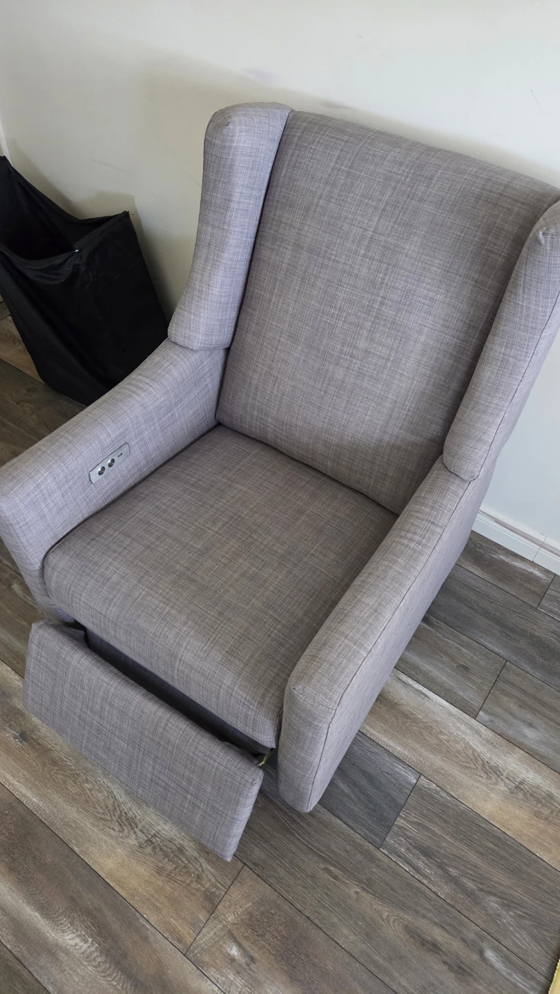 Bqbyletto Kiwi Grey Recliner Chair